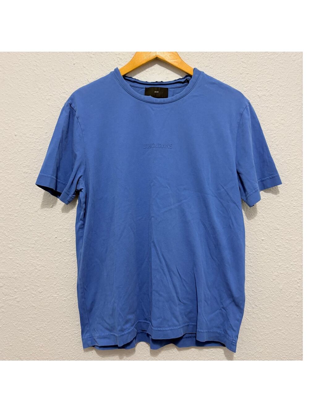 Liu Jo Blue T-Shirt Crewneck Minimalist Classic